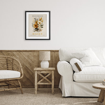 Nature Daisy Bundle, reproduction encadrée sous verre, design par Christopher Giampietro