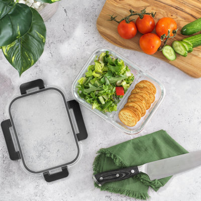Contenant alimentaire en verre 2 pièces JoyJolt
