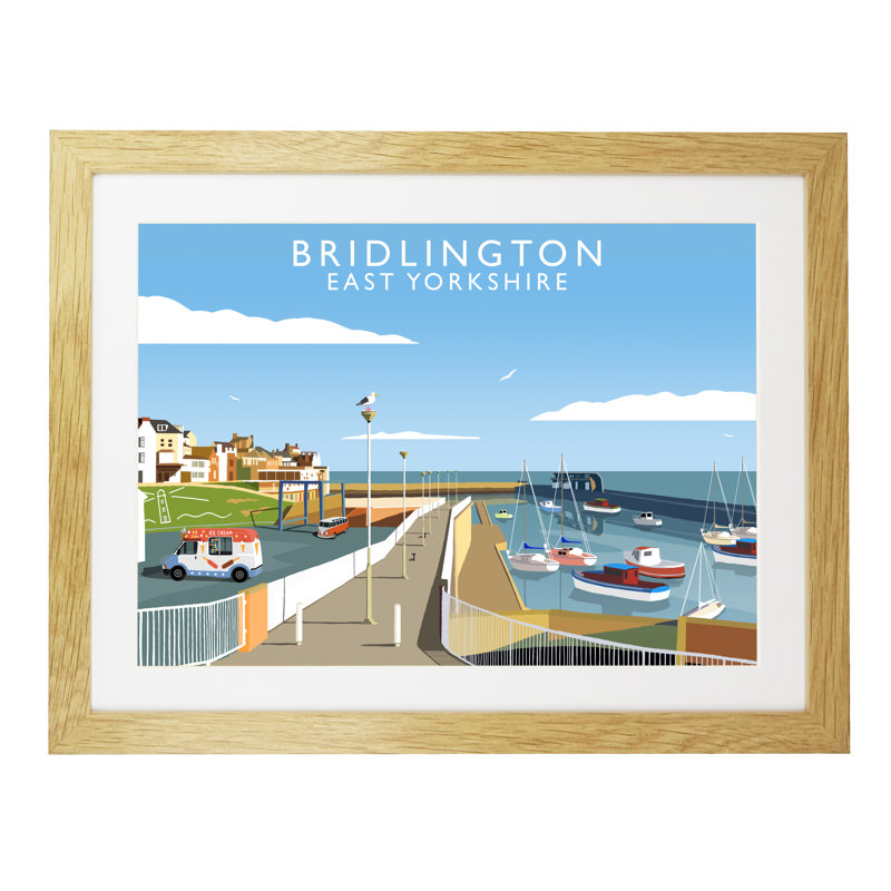 Richard O'Neil - Print, Oak Wood Frame, 33.5 cm H x 43.5 cm W x 2.2 cm D