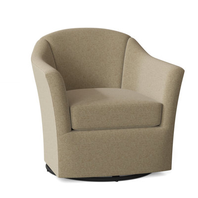 Fauteuil demi-tonneau pivotant de 33,5 po Barry