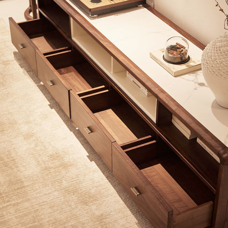 Creative Minimalist TV Stand, 18.5"H x 86.61"L x 15.75"W