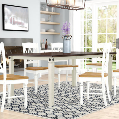 Florence-Graham Extendable Solid Wood Dining Table