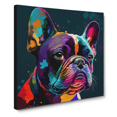 French Bulldog Fauvism - No Frame Print