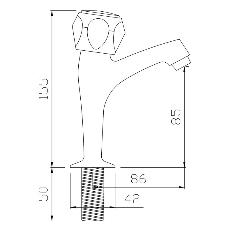 Abode Pillar Taps 