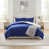 Bleu gris / beige chaud
