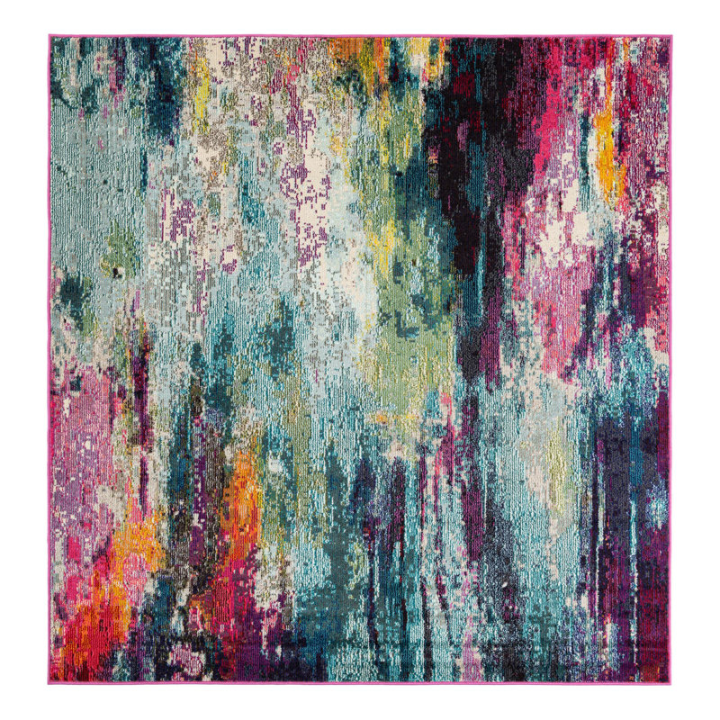 Tapis abstrait Hashimoto, Carré 10 pi