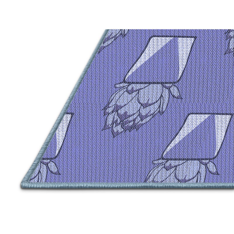 Tapis 100% à motifs lavables à la machine 2989 10, Rectangle 7 pi x 9 pi