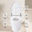 Upmarket Dual Flush Toilet - Heated Seat, Foot Sensor Flush, Night , Knob Control, Superior Flushing Quality High-Performance