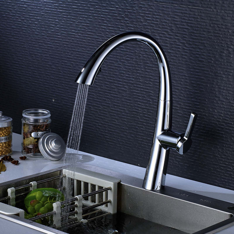 HOOSENG Pull Out Touch Kitchen Faucet