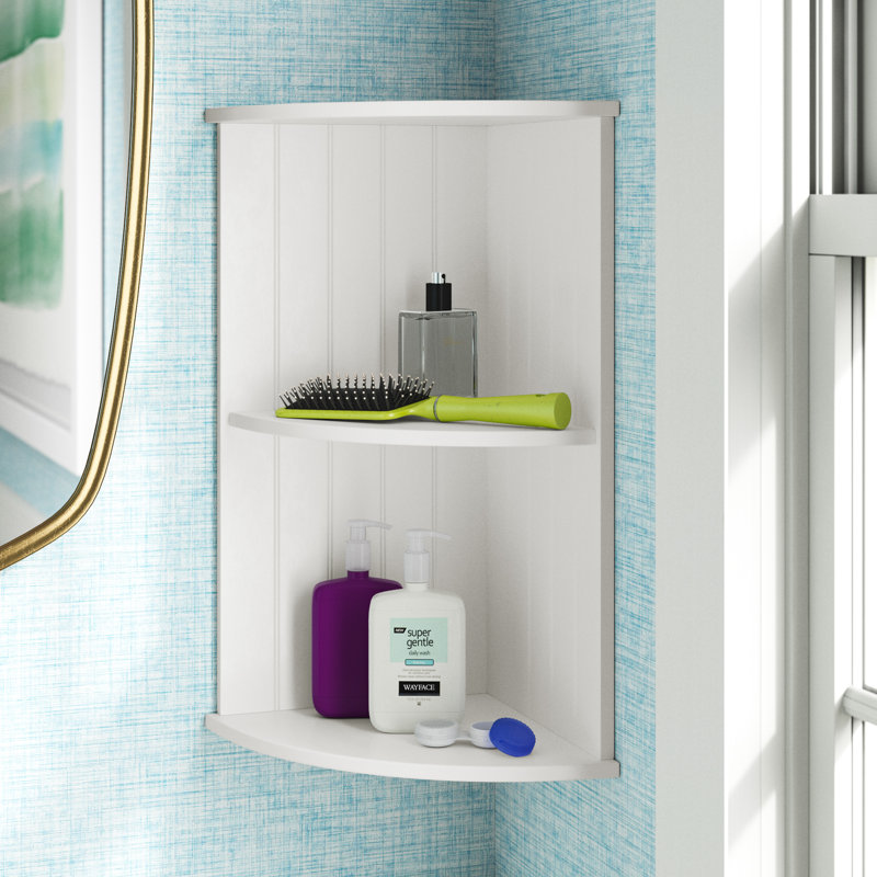 Symons 2 Piece Wood Bathroom Cabinet, White