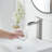 Single-handle Bathroom Faucet with Drain Assembly-109681728
