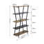 Tympanick 137.5cm H x 80cm W Iron Etagere Bookcase
