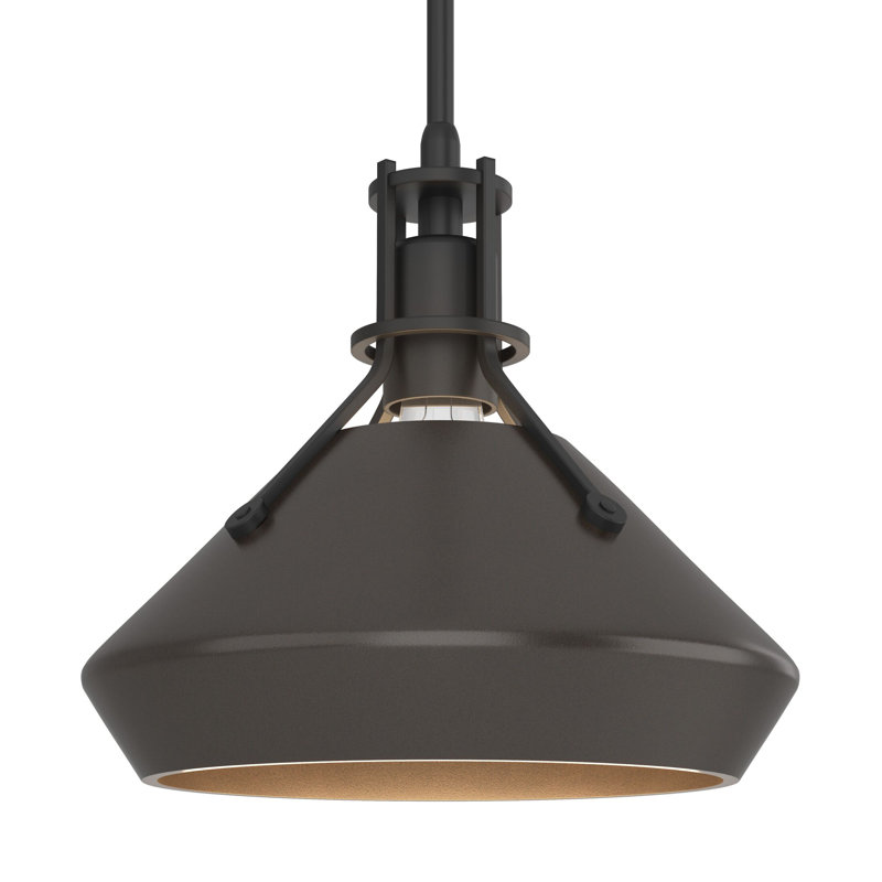 Henry with Chamfer Pendant, Oil Rubbed Bronze, Black