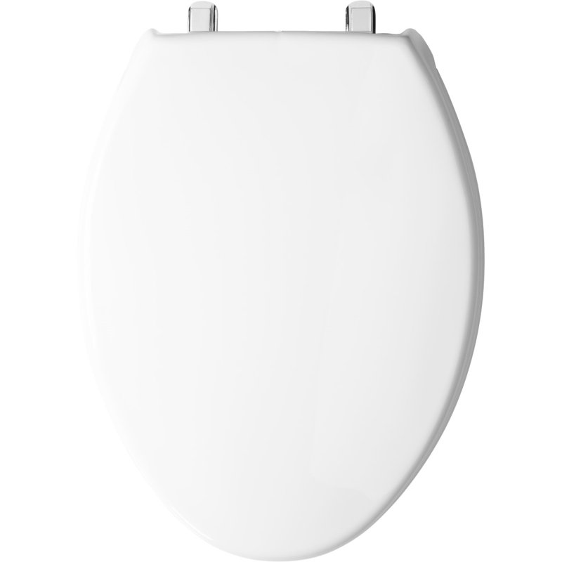 Siège de toilette allongé en plastique
