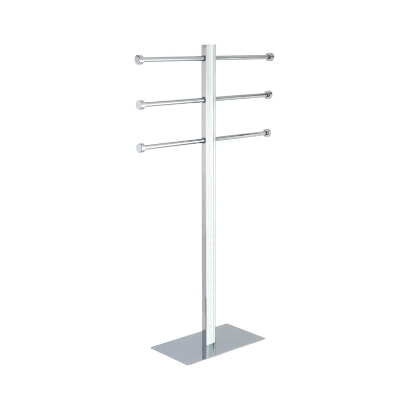 Kingston Brass Edenscape Freestanding Triple Towel Rack, Chrome