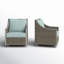 Corbin Swivel Chair (2-Pack), Spa Blue Fabric And Beige Frame-1180739902-1180739901