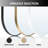 Bathroom Wall Mounted Oval Metal Framed Mirror-2097102246-2097102245