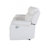 White Reclining Sofa featuring LED Lights