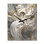 Horloge murale Fractal Whirl In Retro Gold and White I - Fractals-99634233