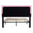 Upholstered Queen Bed In Pink With Headboard - No Box Spring, Easy Assembly, 70.4 Lb Package Weight, 600 Lbs Limit Size Linen Spring Needed, Setup, Modern-2138156655-2138156625