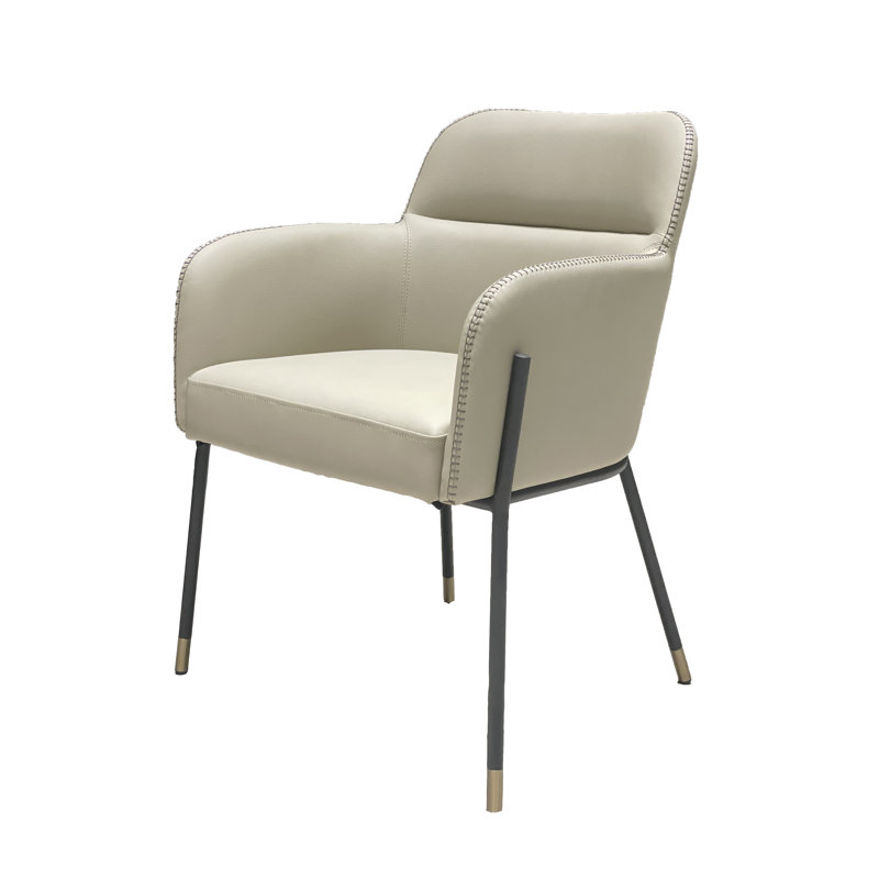 Fauteuil rembourré gris Fiskdale