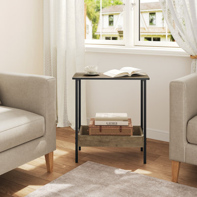 Laimondo Metal Bedside Table