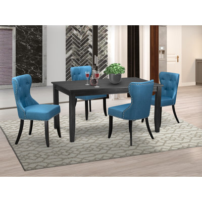 Rubberwood Solid Wood Dining Set