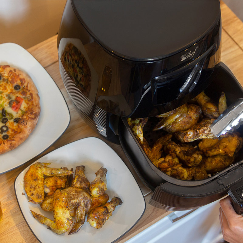 Deco Chef 5.8 Quarts Air Fryer, Black