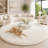 6x6 ft Cream White Round Rug for Bedroom Room Fluffy Circle Rug Furry Carpet Shaggy Circular Fuzzy Washable Non-Slip Large Area Rug Soft Indoor for Living Room Cute Aesthetic Home Decor-1164655155-1164655152
