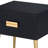 Denvor Black & Gold Finish End Table