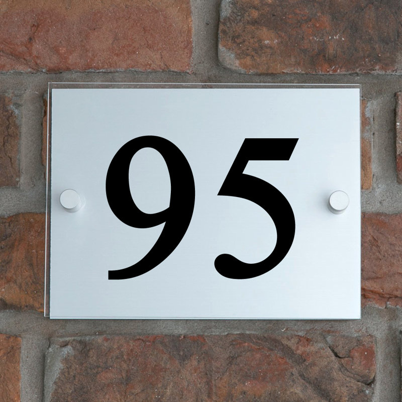 Champy 15cm H Plastic House Number, 95