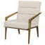 Fauteuil d'appoint rembourré en métal Merriman-592567699