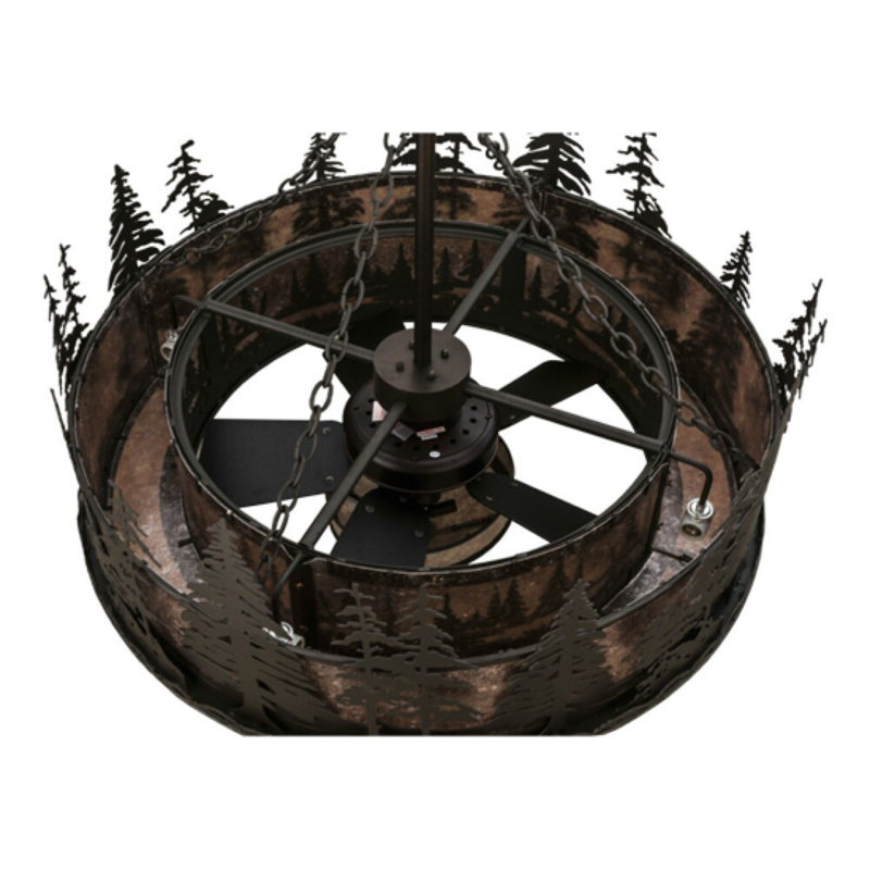 Tall Pines Downrod Ceiling Fan