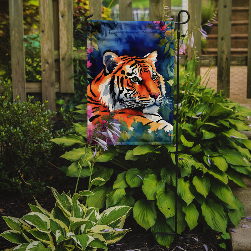 Drapeau du jardin du tigre du Bengale