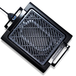  Barton Electric Smokeless Indoor Infrared Instant Heating  Adjustable Temperature Knob BBQ Grilling Non-Stick Grate and Drip Tray,  Black : Patio, Lawn & Garden