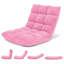Chaise de plancher pliante avec dossier-1380415307