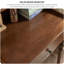 Bureau d'écriture moderne simple en bois d'hévéa-897711982