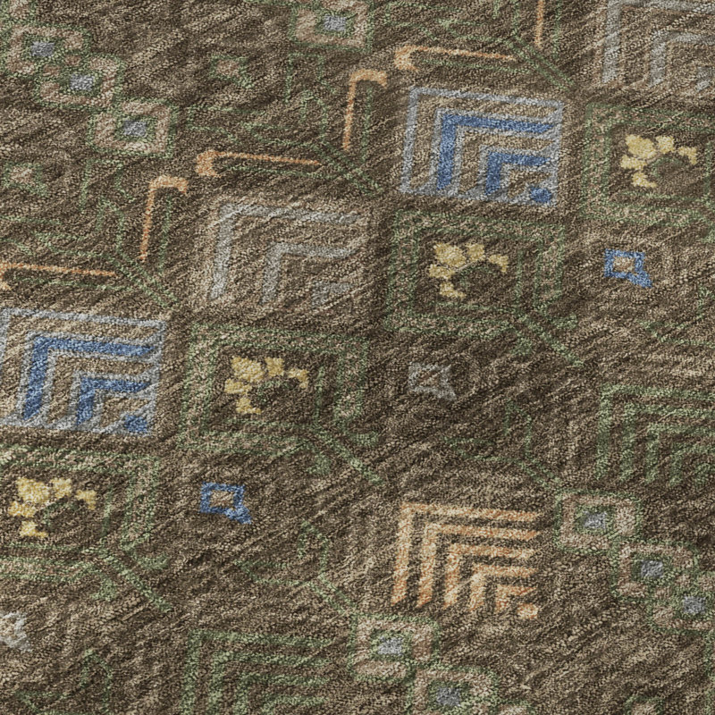 Tapis de qualité supérieure lavable à la machine Mayfield AMF2487, Chocolate, 10' x 14'