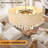 Modern Capiz Shell Crystal Chandeliers-449503632