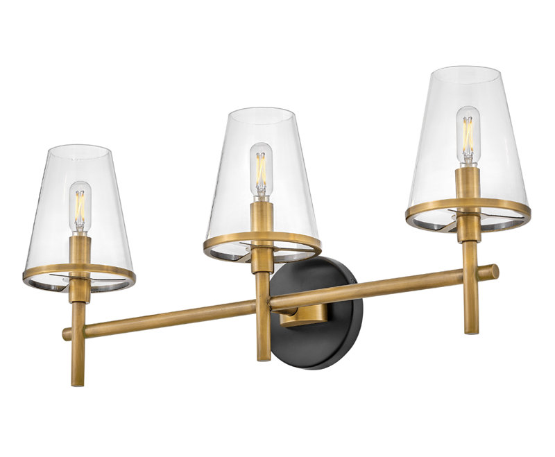 Marten 3-Light Two-Tone Bath Vanity Fixture