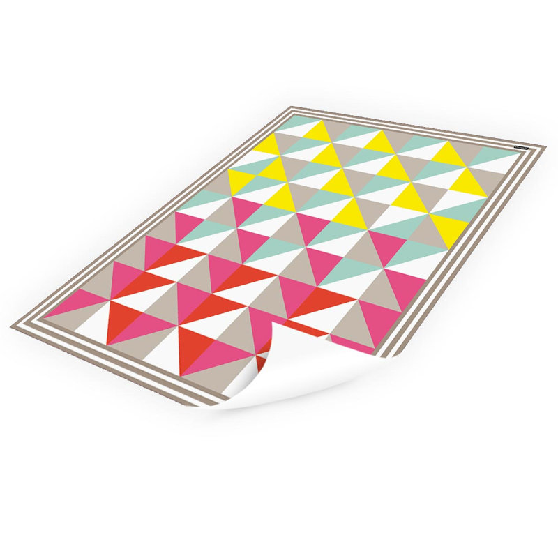 Edie Non-Slip Geometric Doormat, 65 x 85 cm