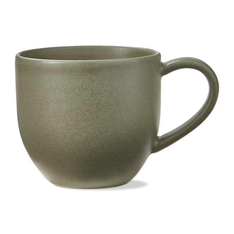 Harvel Stoneware Coffee Mug, Green