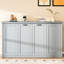 Lit pliant à armoire simple gris - lit de construction robuste et peu encombrant