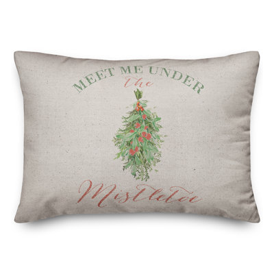  Coussin lombaire «Under Under Mistletoe»