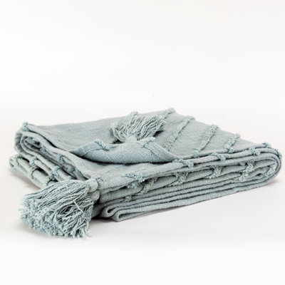  Jeté 100% coton tissé et texturé