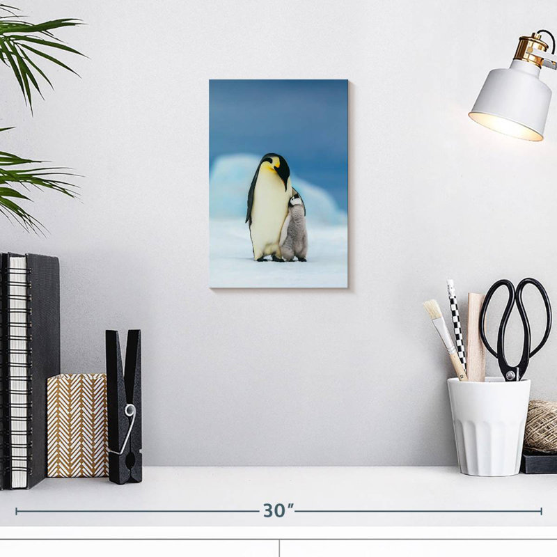 Brampt Loving Mother Penguin, 12" H x 8" W