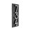 Floating Stand-Off 3-Number Vertical Sign, Black /W/ Silver Modern Font Numbers