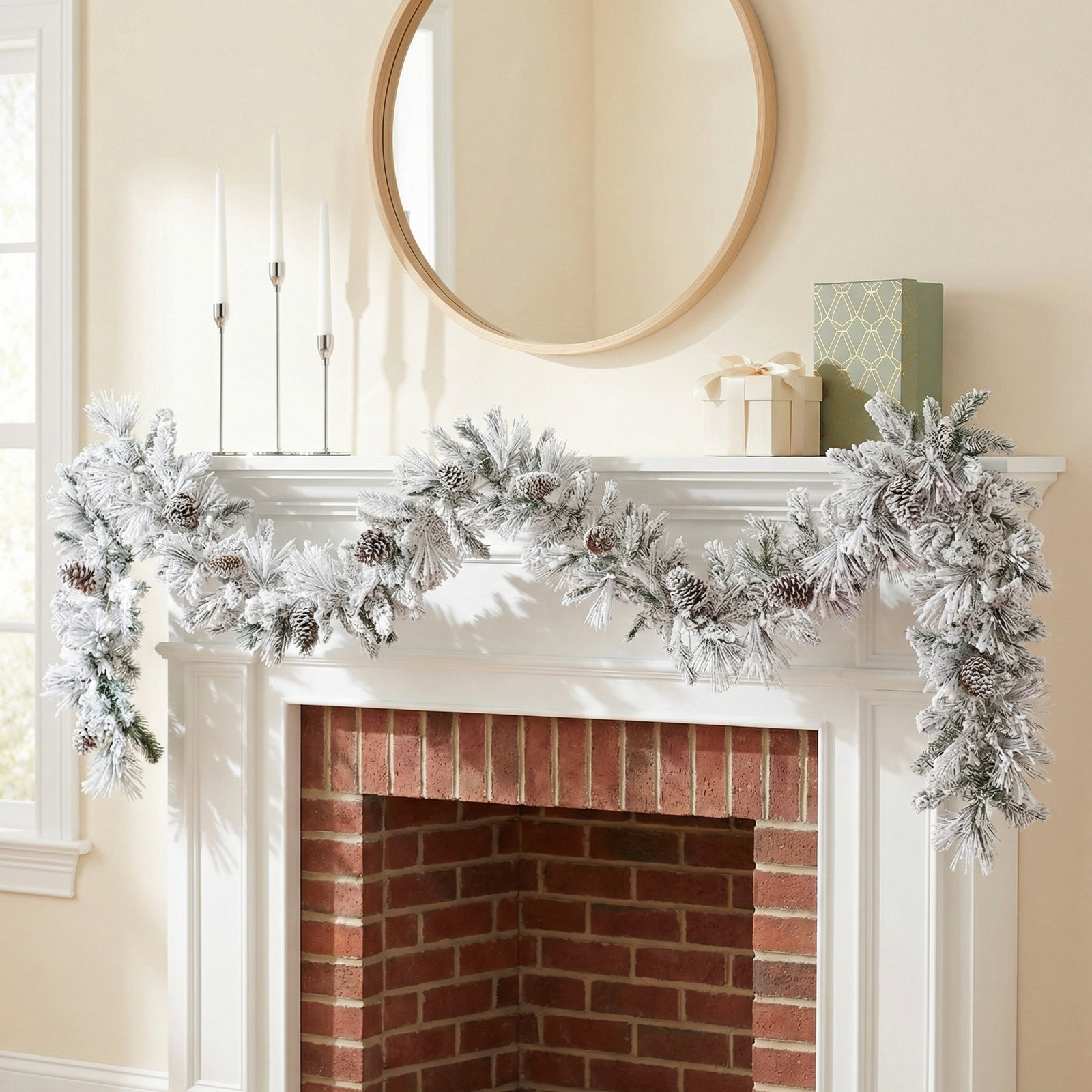 Odaniel 108'' in. Faux Pine Garland