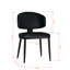 Grande table de salle à manger rectangulaire, 6 à 8 personnes, 71 po x 35,4 po, hauteur de 30 po, chaises en cuir noir, pierre frittée, acier inoxydable, base en acier Scratch, peau