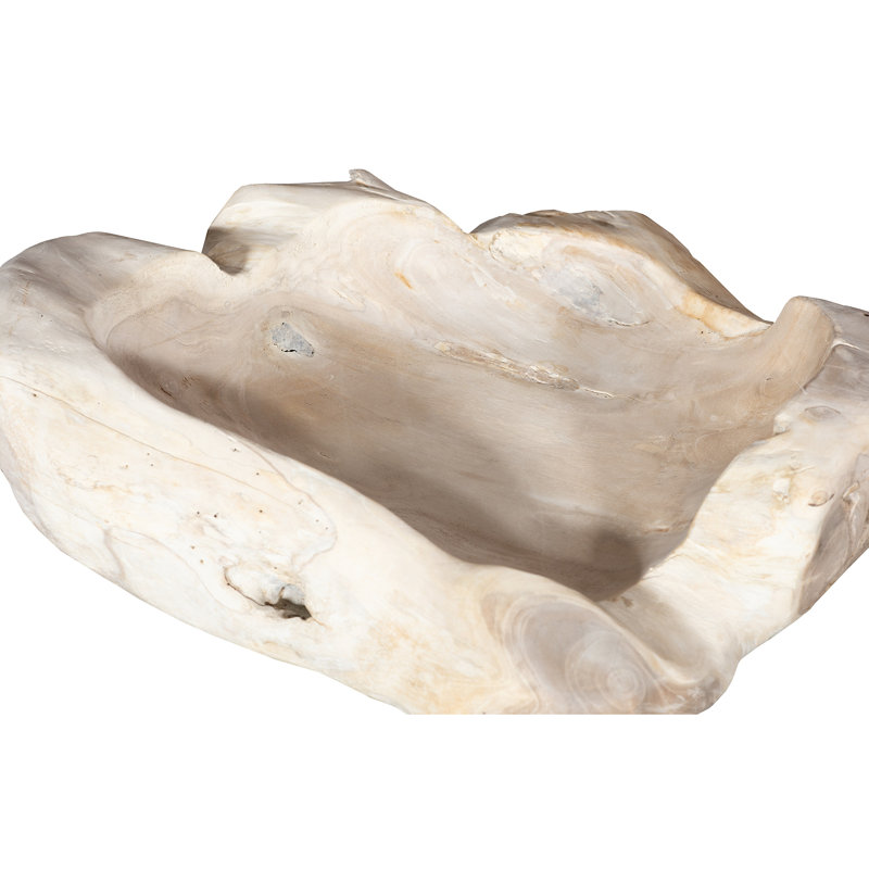 Wood Bowl, Bleached